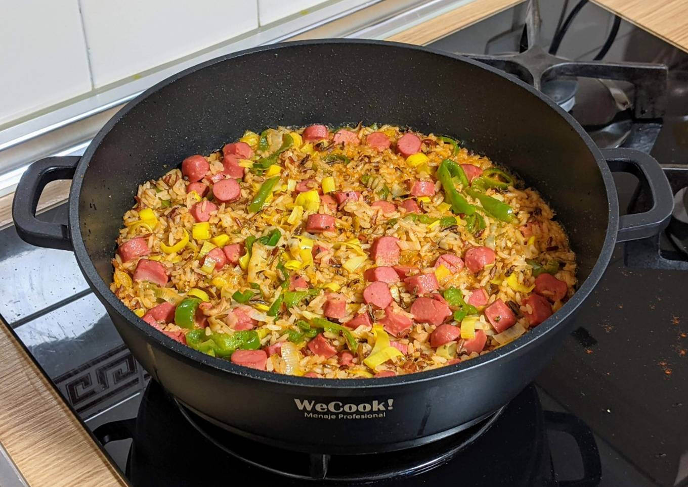 Cocina de aprovechamiento: tres arroces con salchichas al limón