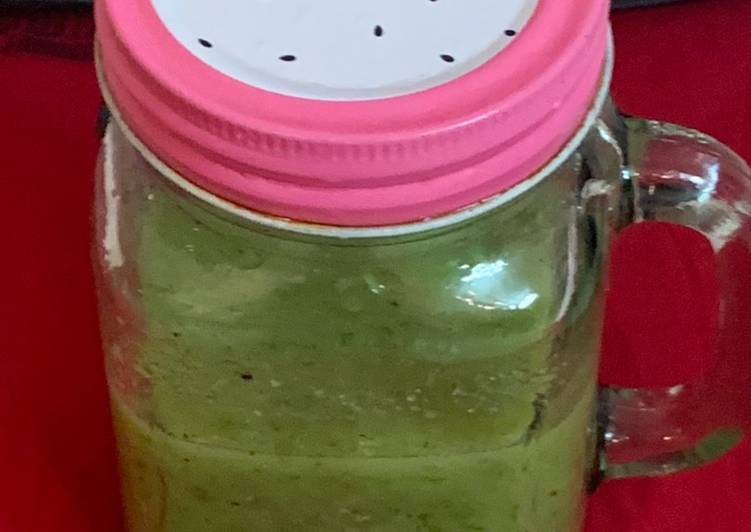 Easiest Way to Make Perfect Kiwi cucumber juice