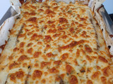 Lasaña de berenjena con carne picada