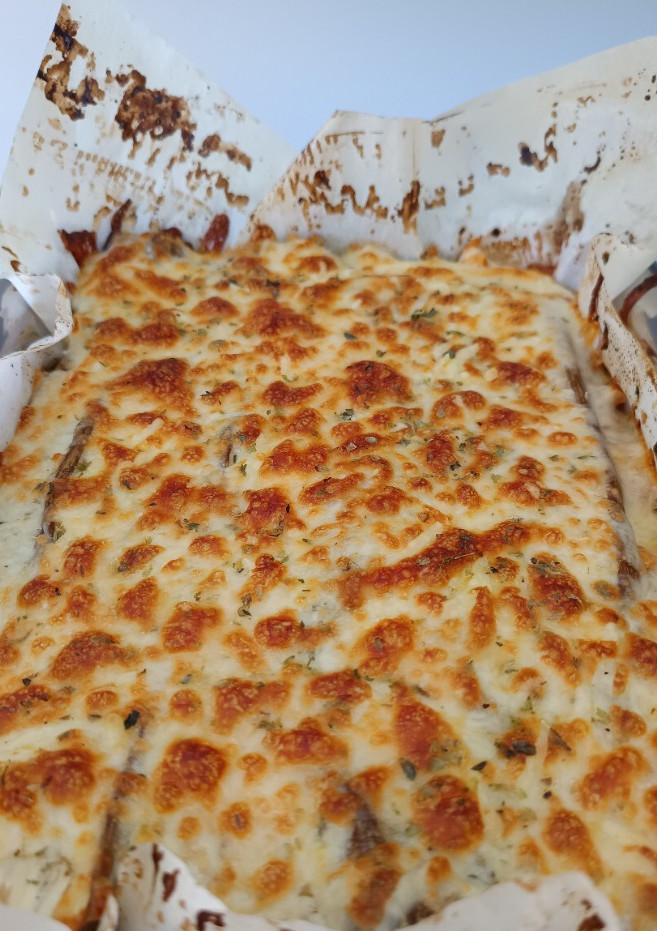 Una foto de Lasaña de berenjena con carne picada