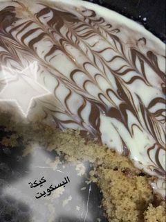 صورة لوصفة كيكة البسكويت