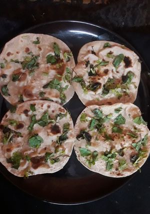 A picture of Bran flour turkish roti.
