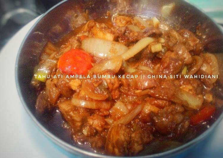 Ati Ampela Tahu Bumbu Kecap
