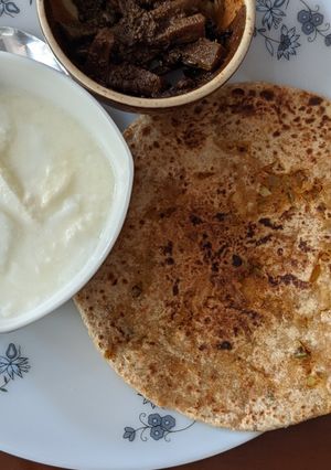 A picture of Soya parantha.