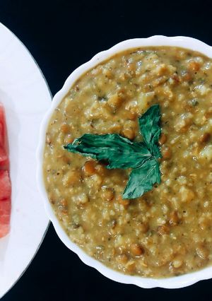 عکسی از دستور آش عدس