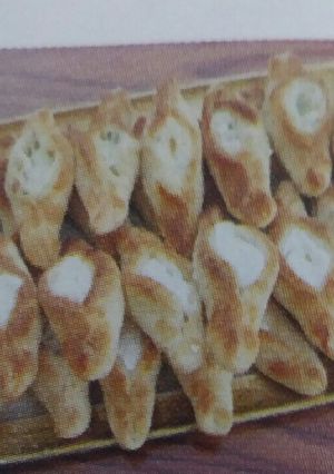 صورة لوصفة فطائر بالجبن واللبنه