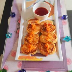 A picture of Mini uttapam sandwich.
