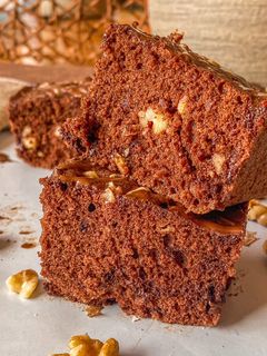 Una foto de Brownie al micro sin gluten