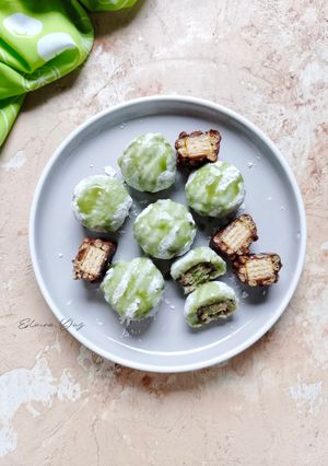 Foto resep Matcha Mochi (Tanpa Tepung Ketan)