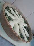 (KETO) Tarta de acelga con base de harina de girasol