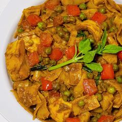 A picture of Vegan Thai Red Curry Pappardelle.