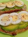 Avocado (Hard Boiled) Egg Sourdough Toast