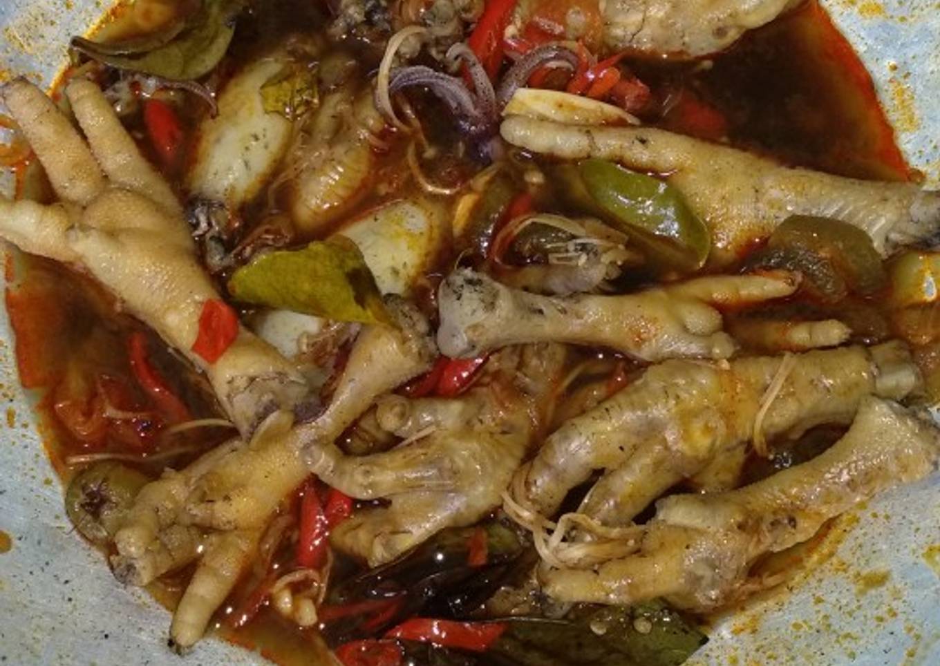 Ceker Cumi Saus Asam Manis Samyang