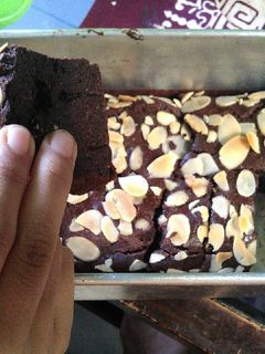 Foto resep Brownies Almond
