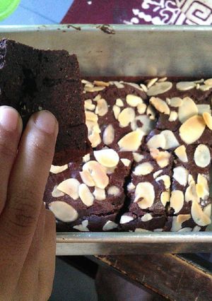 Foto resep Brownies Almond