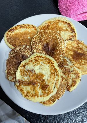 Una foto de Tortitas de plátano