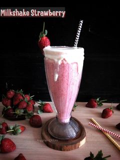 Foto resep Milkshake Strawberry