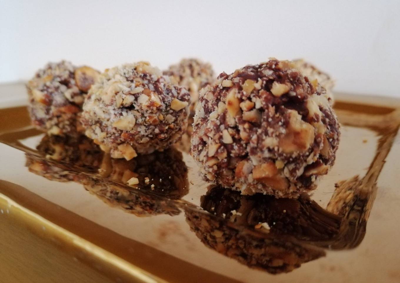 Chocolates Ferrero Rocher caseros