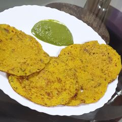 A picture of Sweetcorn savory pancakes.