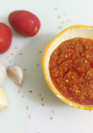 A picture of Chatpati Tomato Chutney.