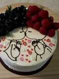 Torta "solo un bacio"