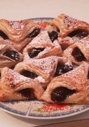 Hájas szilvalekváros papucs recept fotója
