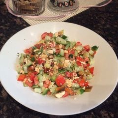 A picture of Shan Kleesh salad.