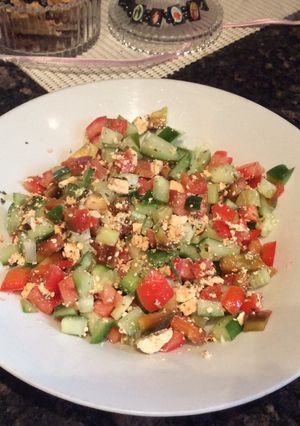 A picture of Shan Kleesh salad.