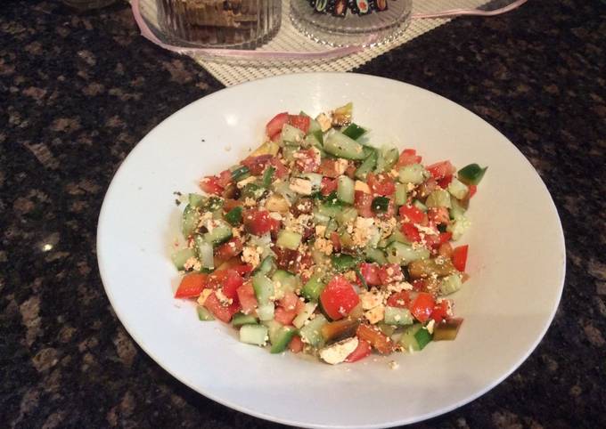 Steps to Make Perfect Shan Kleesh salad