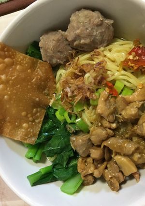 Foto resep Mie Ayam Jamur Abang-abang