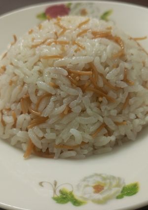 صورة لوصفة ارز بالشعيرية 🍚