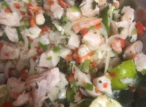Una foto de Ceviche chileno