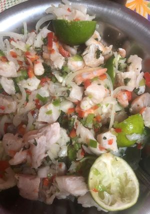 Una foto de Ceviche chileno