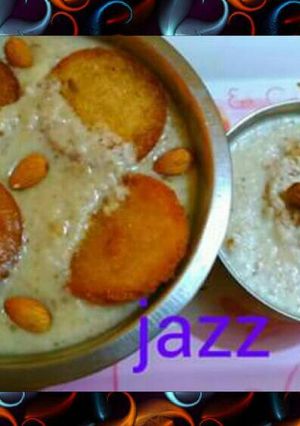 A picture of Fusion of ras malai & shahi tulda.