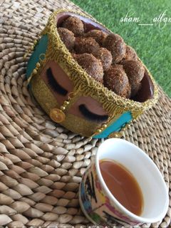 صورة لوصفة حلى كرات السميد