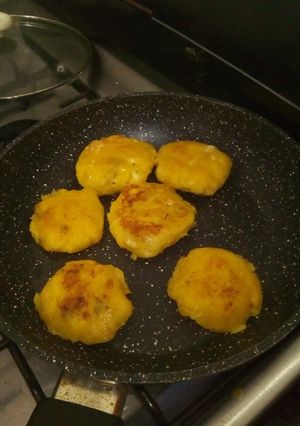 Una foto de Tortitas de Plátano Macho