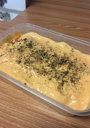 Foto resep Salmon kani mentaishirataki