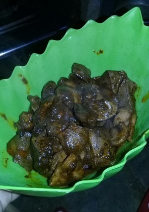 Foto resep Ati ampela bumbu rendang