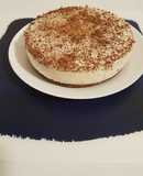 Tarta de galleta y stracciatella