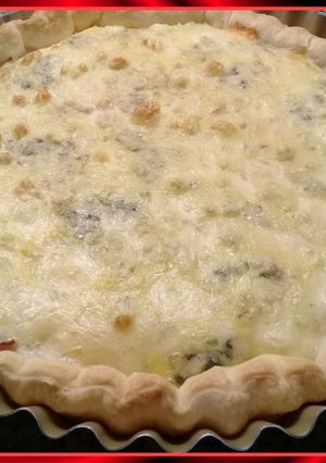 Una foto de Tarta de jamón y roquefort