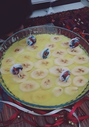 عکسی از دستور دسر عالی با لایه های کرم شانته، بیسکوییت و ژله