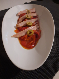 Una foto de Ensalada de pimiento con ventresca