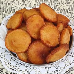 A picture of Rice flour Ghila Pitha.