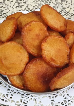 A picture of Rice flour Ghila Pitha.