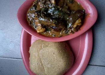 Easiest Way to Prepare Appetizing Ora soup and garri