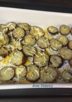 Foto principal de Papas al horno con hierbas provenzales(Comida de aprovechamiento)