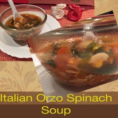 A picture of Orzo Pasta Soup.