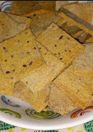 Una foto de Crackers de polenta