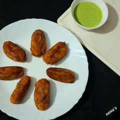 A picture of Raw Papaya Kebabs.