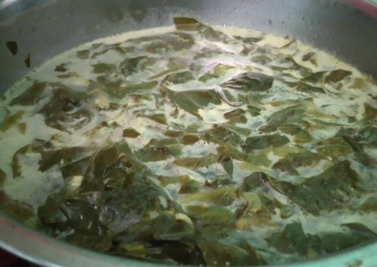 Sayur Daun singkong bumbu sederhana